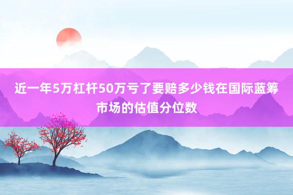 近一年5万杠杆50万亏了要赔多少钱在国际蓝筹市场的估值分位数
